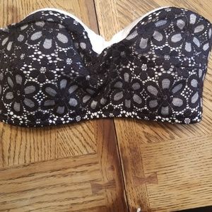 Victoria's Secret Size L Bandeau Swim Top